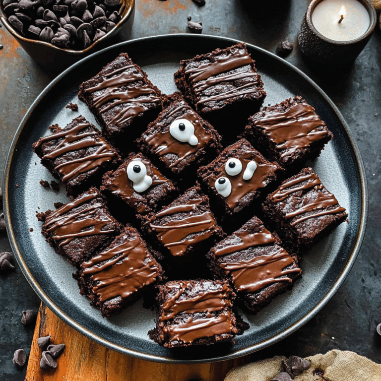 Irresistible Halloween Brownies
