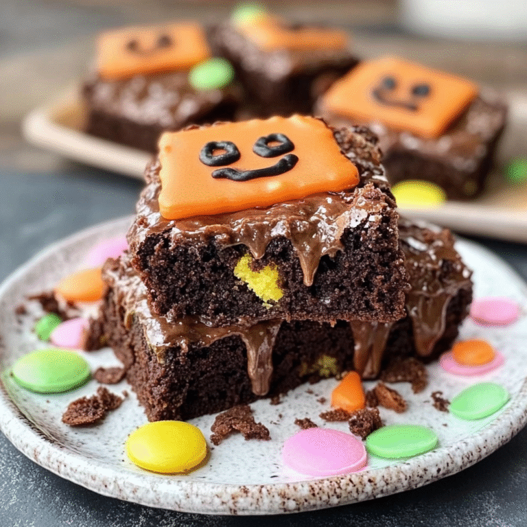 RIP Tombstone Halloween Brownies Recipe