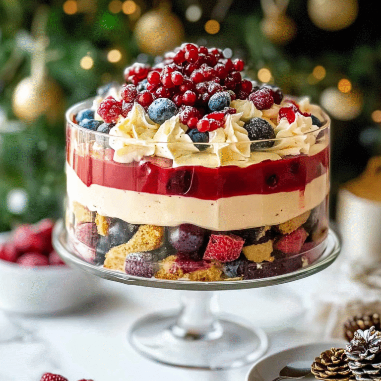 Christmas Festive Trifle Recipe