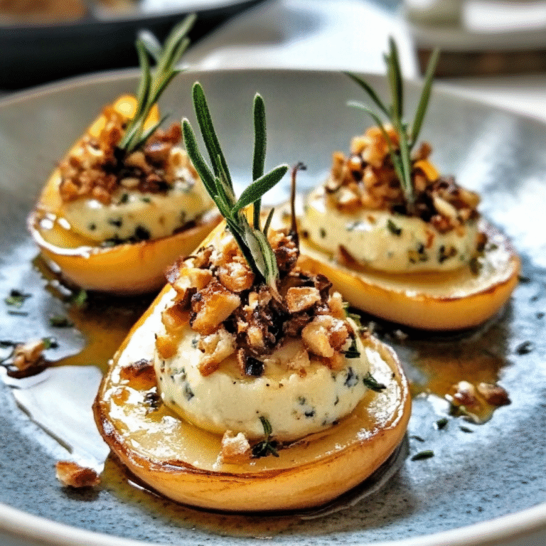 Blue Cheese Stuffed Pears