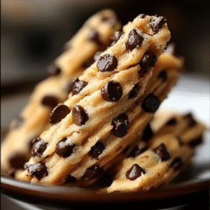 Chocolate Chip Cookie Dough Twists Recipe