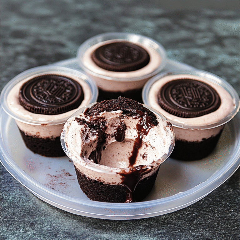 Oreo Chocolate Mousse Cups Recipe