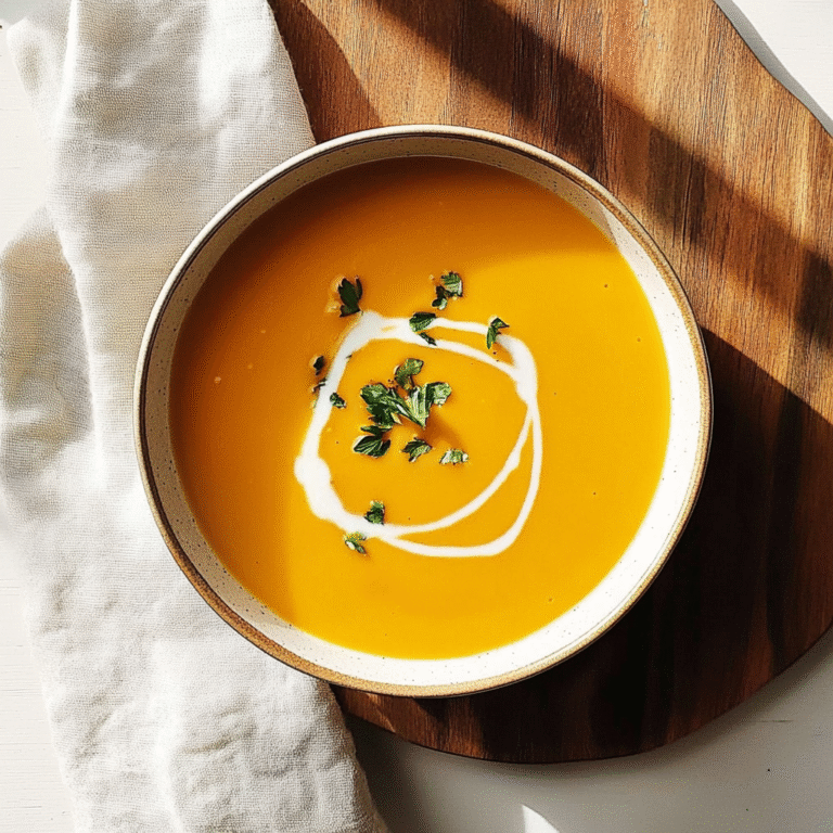 Roasted Butternut Squash Soup Recipe