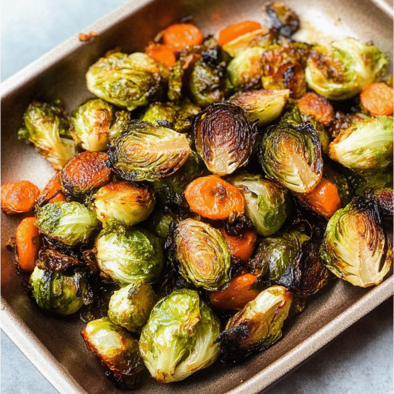 Roasted Brussels Sprouts Side Dish Recipe