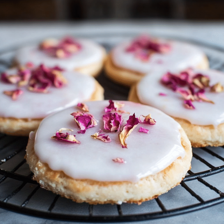 Easy Rosewater Biscuits