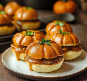 Pumpkin-Shaped Sliders