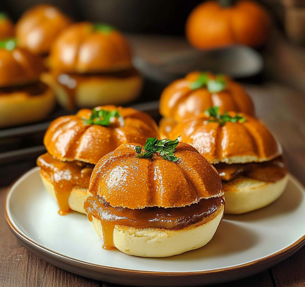 Pumpkin-Shaped Sliders