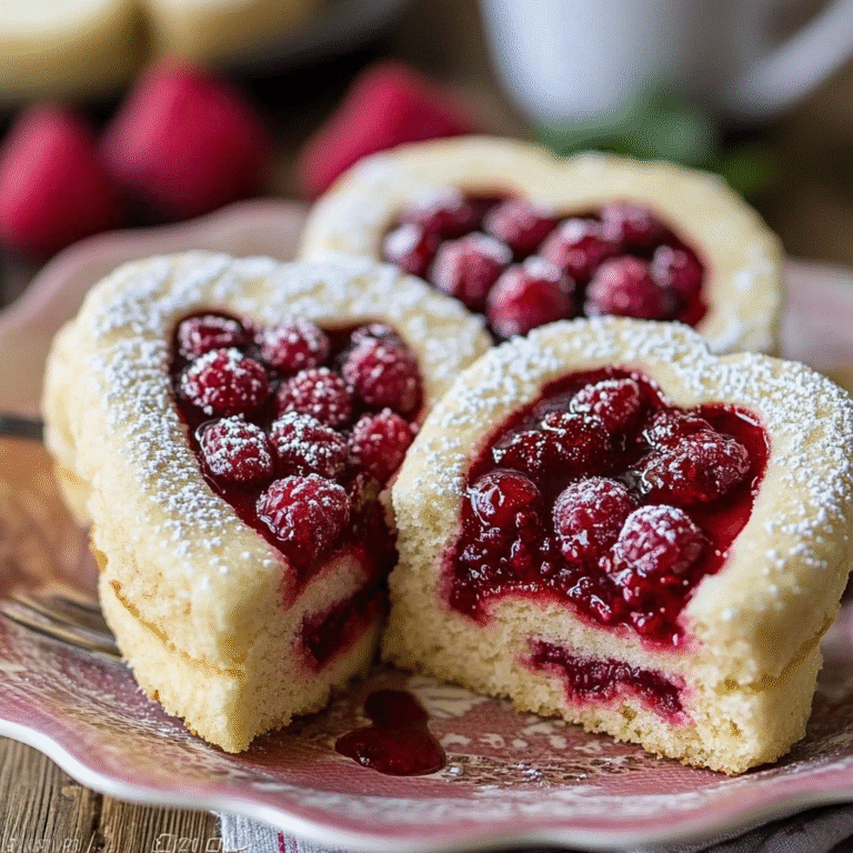 Raspberry Linzer Heart Cookies Recipe