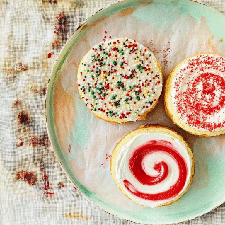 Peppermint Swirl Cookies