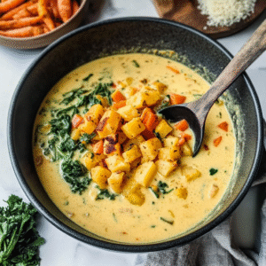 Cozy Vegan Carrot Potato Soup Recipe
