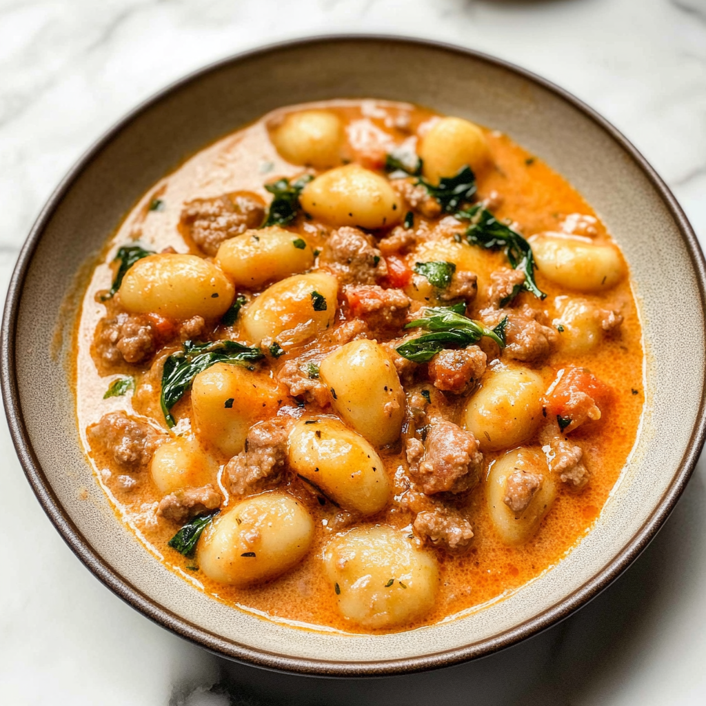 Creamy Italian Sausage Gnocchi