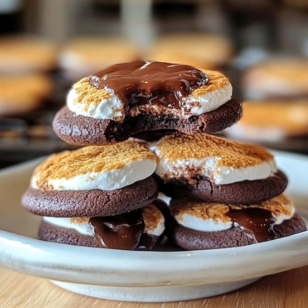 Chewy Hot Cocoa Cookies