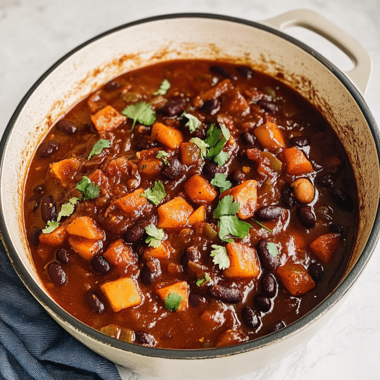 Sweet Potato and Black Bean Chili Recipe