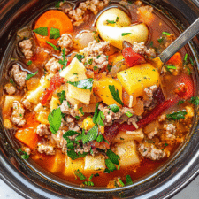 Classic Hamburger Soup