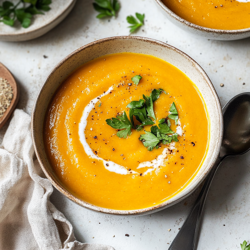 Roasted Butternut Squash Soup Recipe
