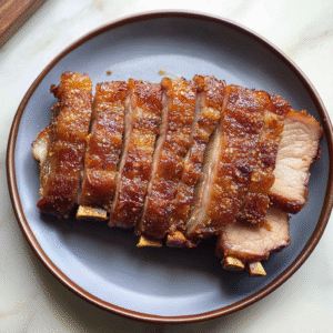 Crispy Pork Belly Slices with Cider