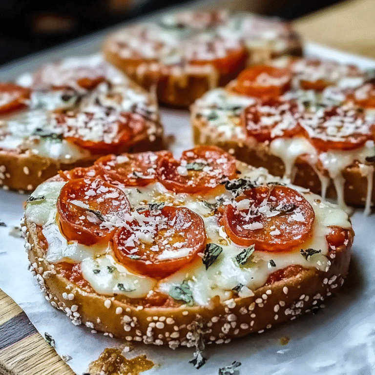 High Protein Pizza Bagels