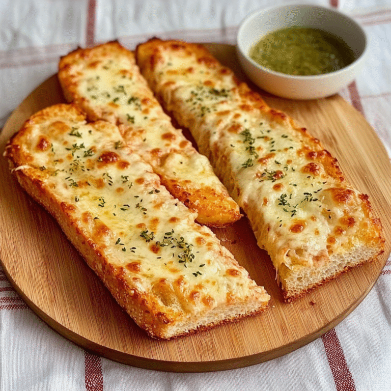 Cheesy Garlic Bread Recipe
