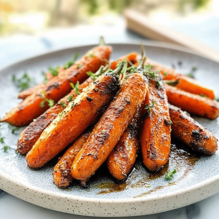 Sweet Roasting Carrots