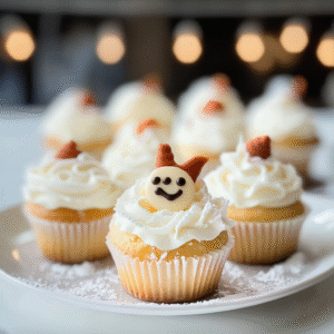 Snowman Cupcakes