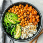 Sesame Chickpeas Buddha Bowl Recipe