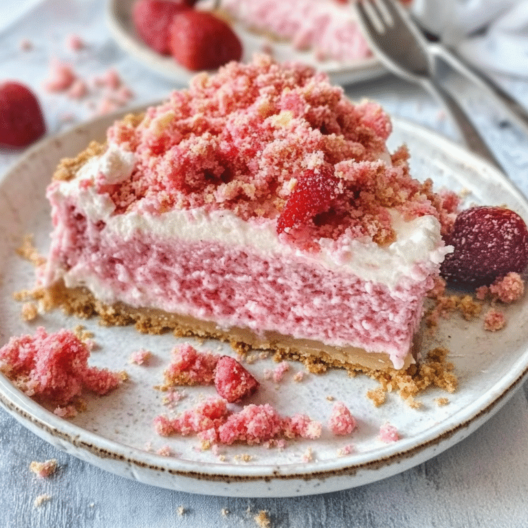 Strawberry Shortcake Freezer Pie Recipe