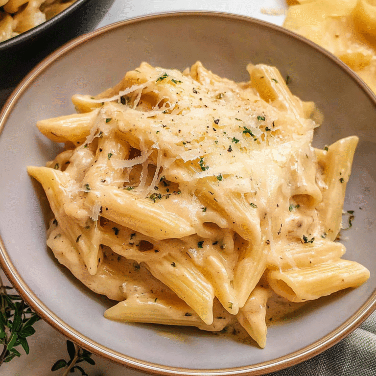 French Onion Soup Pasta with Gruyère