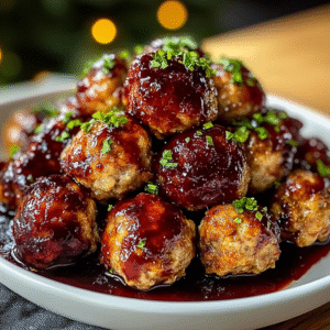Christmas Cranberry Meatballs