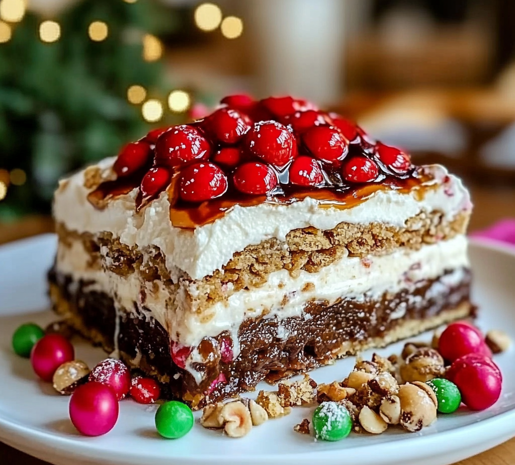 Christmas Cookie Lasagna Recipe