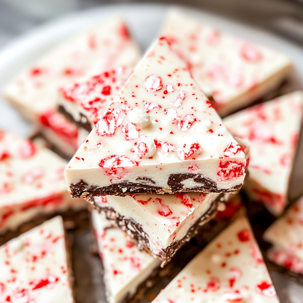Salted Peppermint Chocolate Bark Recipe