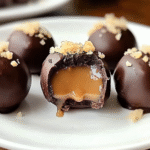 Salted Caramel Fudge Truffles