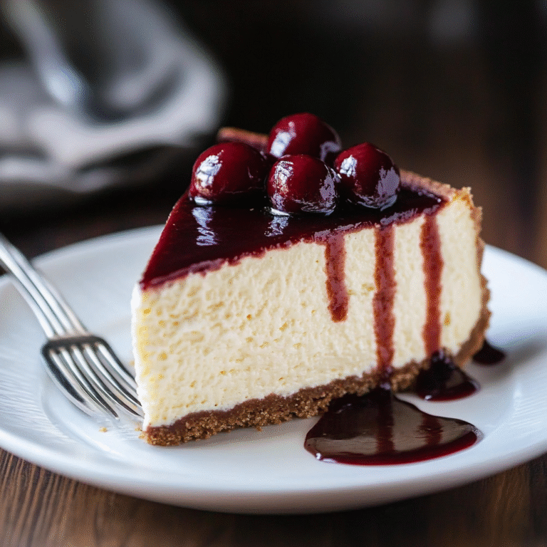 Perfect Cheesecake Recipe