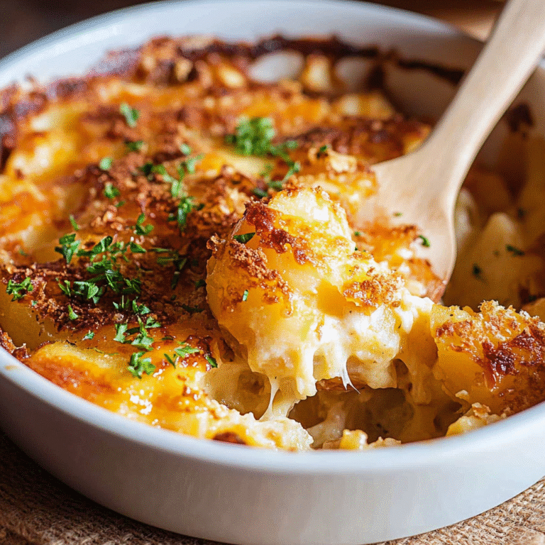 Cheesy Potatoes Au Gratin Recipe