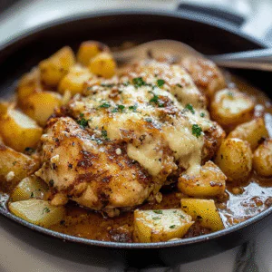 Garlic Parmesan Chicken and Potatoes Recipe