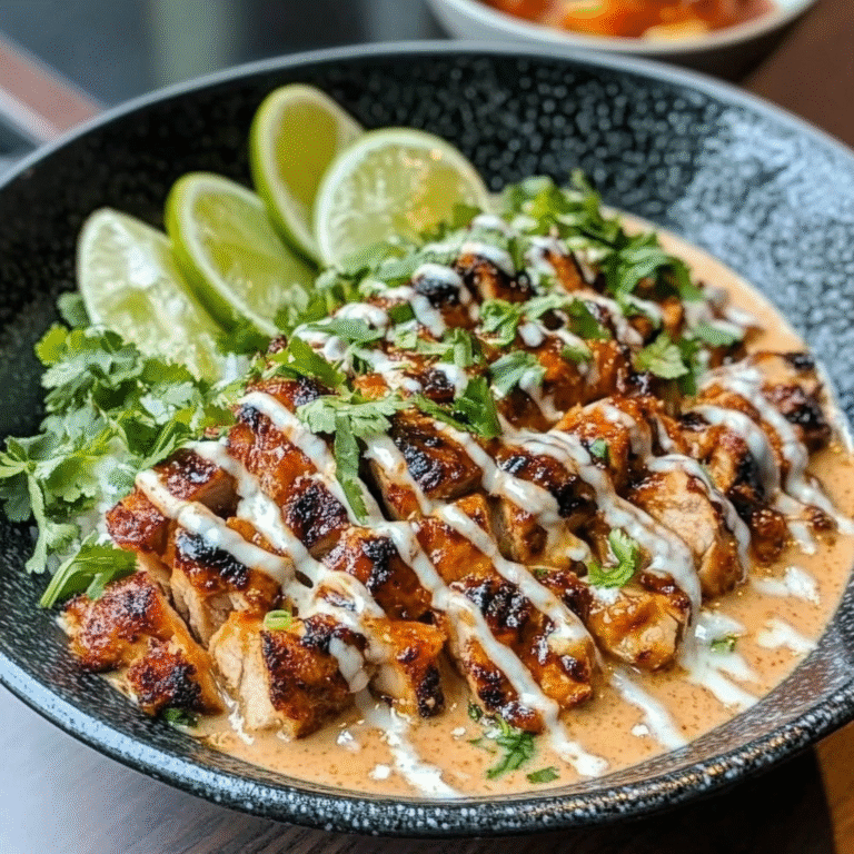Sweet Chili Chicken Bowl with Zesty Coconut