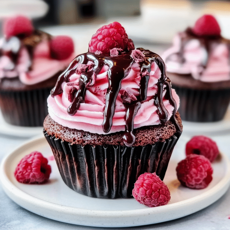 Chocolate Raspberry Cupcakes Recipe