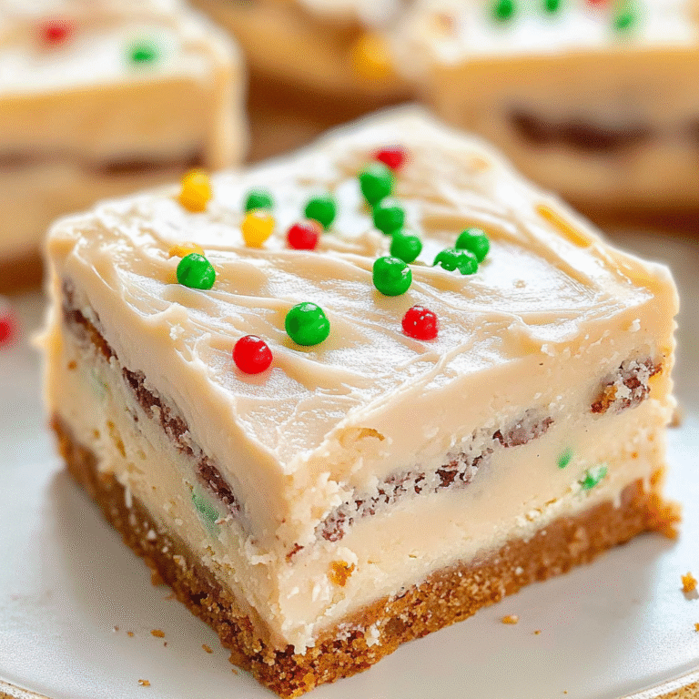 Christmas Sugar Cookie Bars Recipe