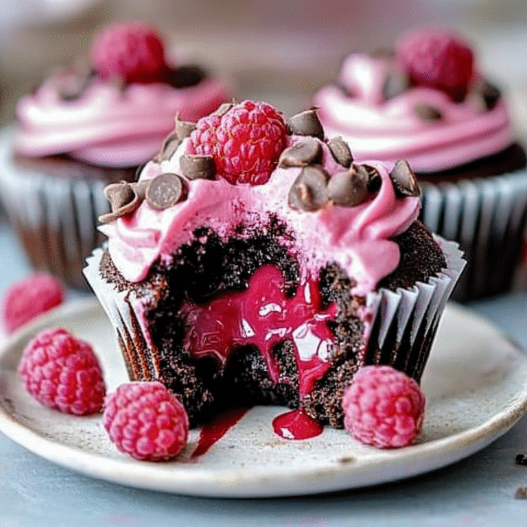 Raspberry Chocolate Cupcakes Recipe