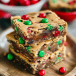 Gooey Christmas Cookie Bars