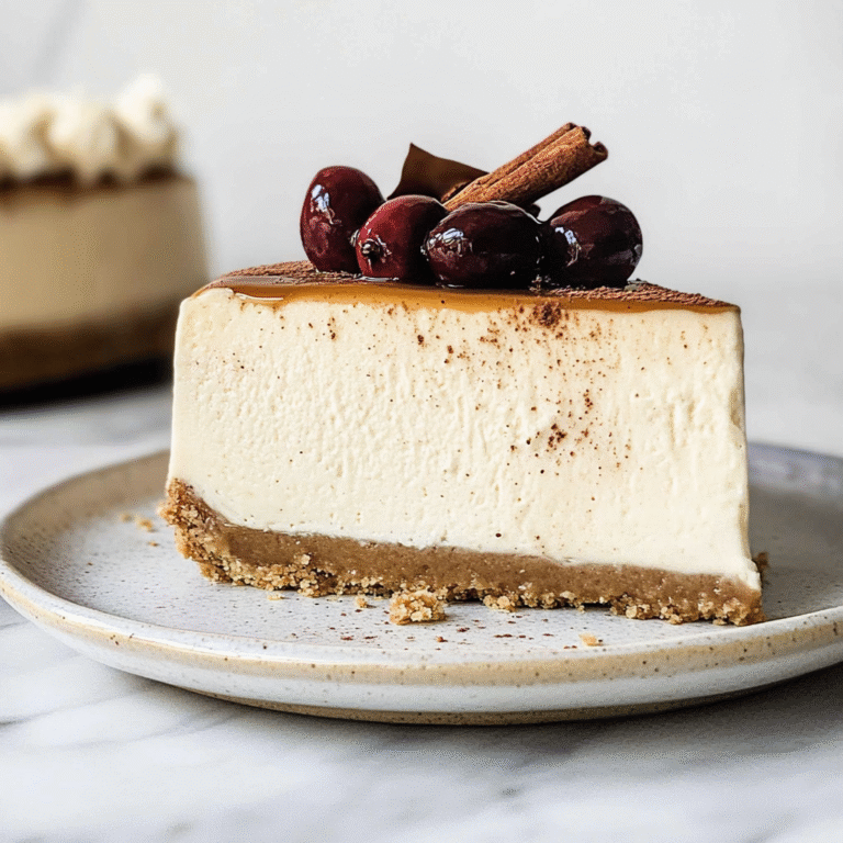 Eggnog Cheesecake Recipe