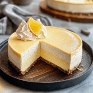 Smooth Eggnog Cheesecake
