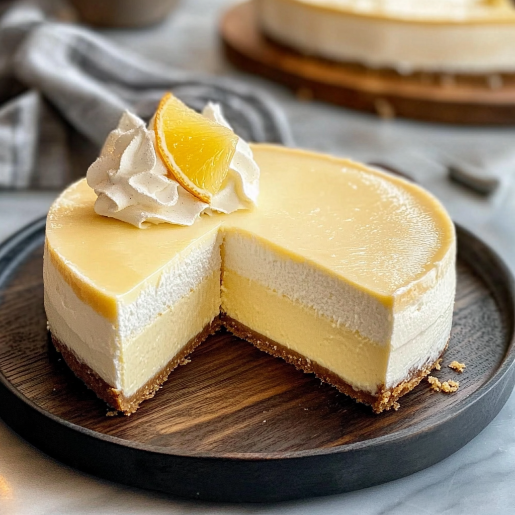 Smooth Eggnog Cheesecake