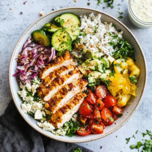 Greek Chicken Bowls